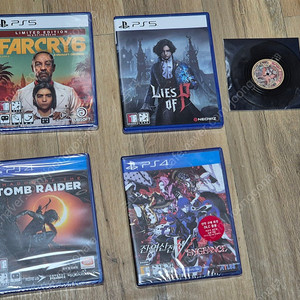 ps4,ps5 p의거짓,툼레이더,진여신5,파크라이6