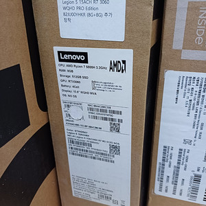 레노버 Legion 5 15ACH R7 3060 WQHD PRO Edition 82JU00YHKR 16gb