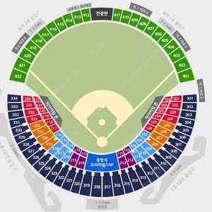 7/22(화)7/23(수) 두산 한화 3루 한화응원 4연석