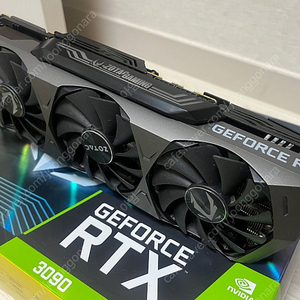 RTX3090 팝니다. Zotac gaminig trinity 조택 트리니티