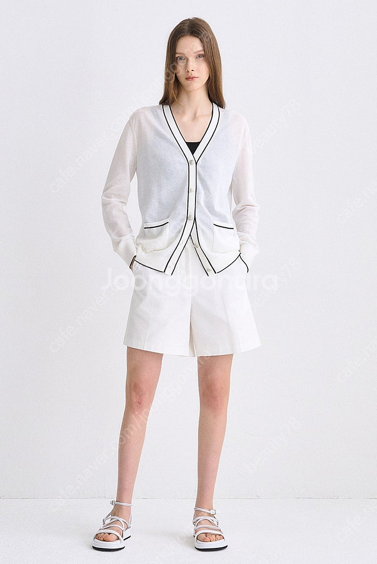 한섬 타임 24s/s 봄여름 가디건--4