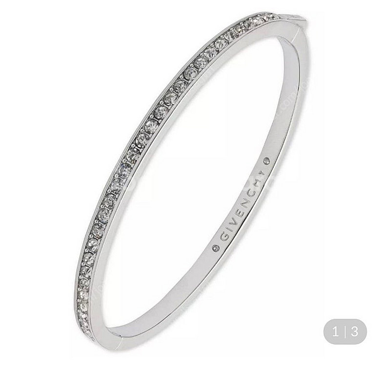 지방시 실크 크리스탈 뱅글 스와로브스키 팔찌--0