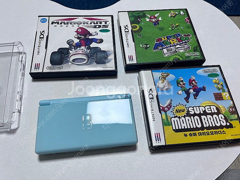 닌텐도 ds lite 벌크 - 아이스블루 + 뉴슈퍼마리...--0