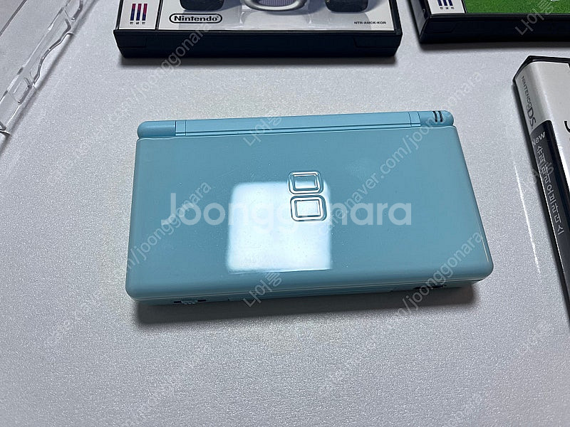 닌텐도 ds lite 벌크 - 아이스블루 + 뉴슈퍼마리...--2