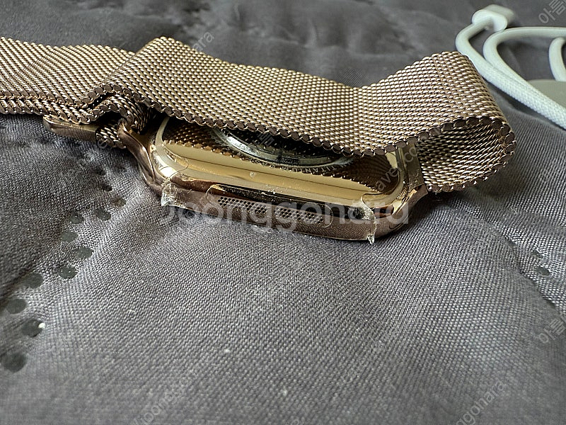 포항 대구 애플워치10 46mm 티타늄골드 밀리네즈 자...--3