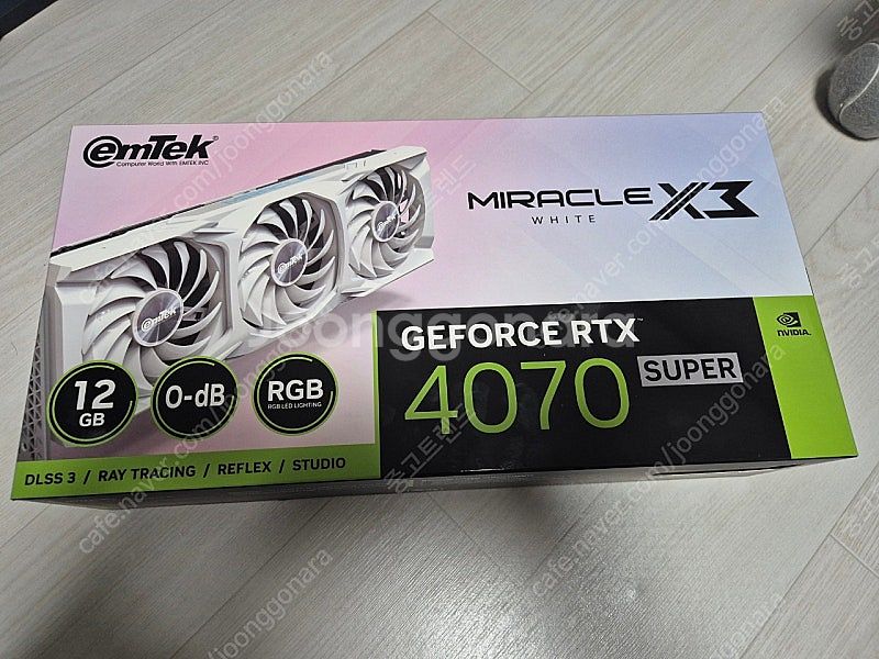 지포스 rtx4070슈퍼 이엠텍 택배비포함--0