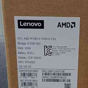 레노버 게이밍3 15ARH7 15.6 라이젠5 7335HS RTX 4050