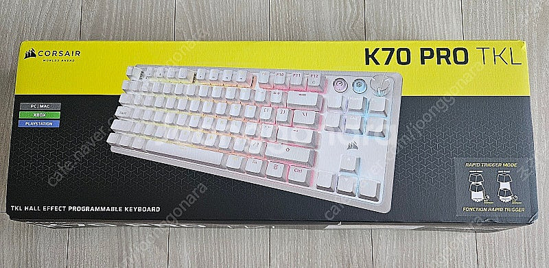 커세어 K70 PRO TKL MGX 화이트 키보드 판매...--0