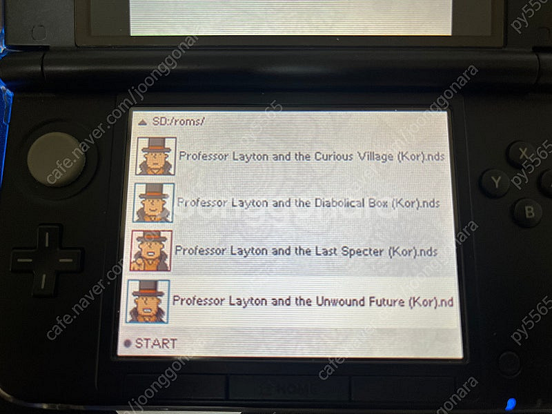 닌텐도 3ds xl 블랙 + DS칩--6