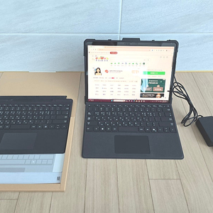 마이크로소프트 서피스 프로x sq1 8G 256G 셀룰러+코파일럿 신형키보드 신품 급매