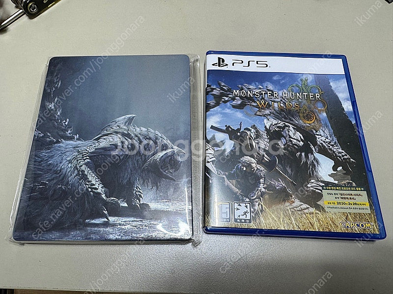 PS5 몬스터 헌터 와일즈 스틸북 포함--0