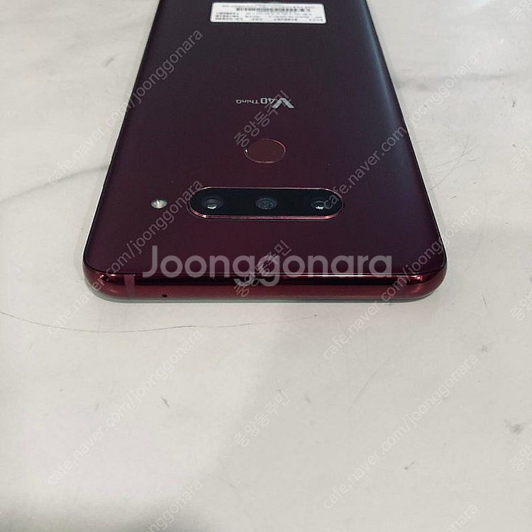 LG V40 레드 128용량 매우깨끗한기기 7만원 판매...--3