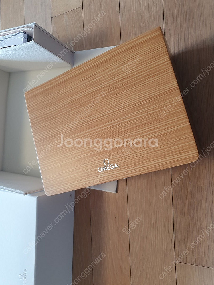 (새상품)오메가 드빌 프레스티지 시계(옐로우골드 콤비)--2