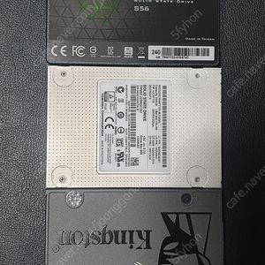 ssd 240gb 2장, 256gb 1장 일괄