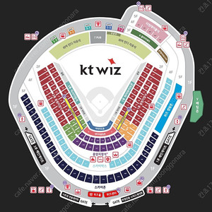 7월25일 26일 금,토 수원 kt위즈 vs 삼성라이온즈 스카이존 2연석