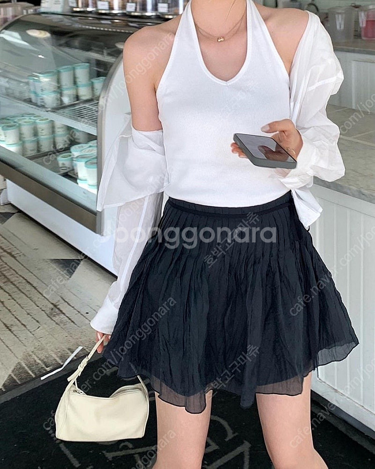 르플레인 베니스스커트 venice skirt M--1