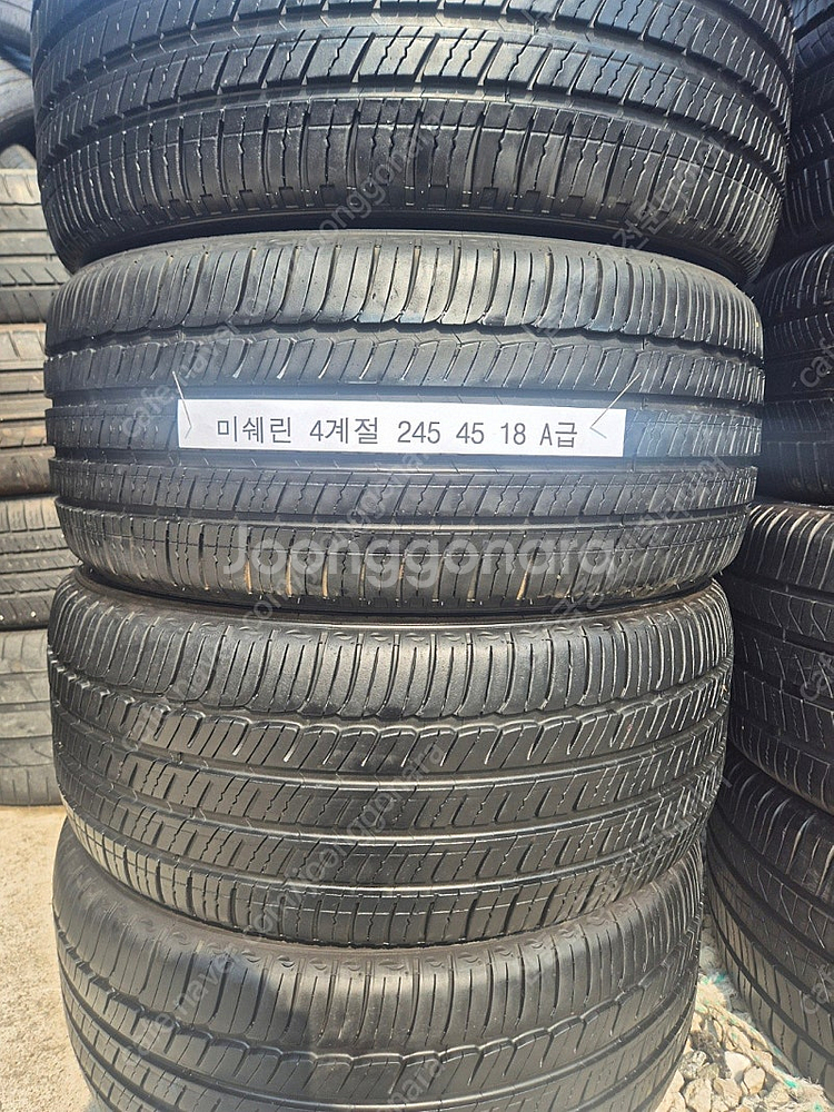 245 45 18 미쉐린 4계절 타이어 MXM4 장착무...--2