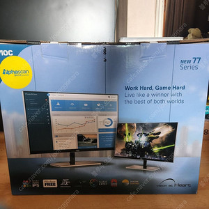 알파스캔 AOC 2477 IPS MHL+DP 24인치 모니터 풀박스 팝니다
