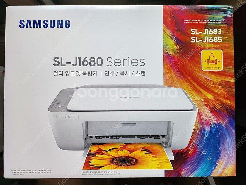 삼성 SL-J1680 컬러 잉크젯 복합기 새상품--0