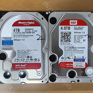 WD RED NAS HDD [ 4TB ] 4개 일괄 처분합니다. [가격 다운]