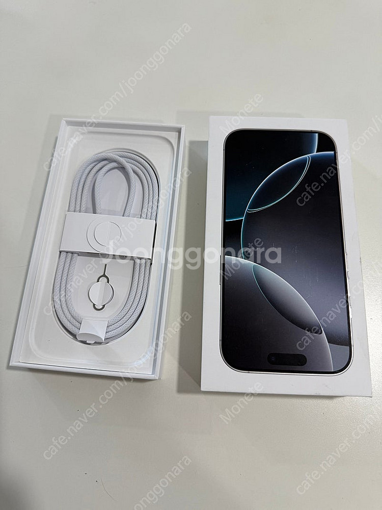 아이폰16프로 256GB 박스+정품케이블 (폰제외)--0