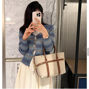 코코마랑 골지 버튼 쿨 가디건