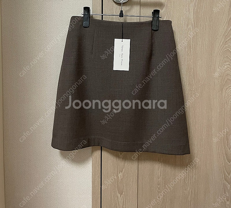 망고매니플리즈 Merino wool skirt 라이트 ...--0