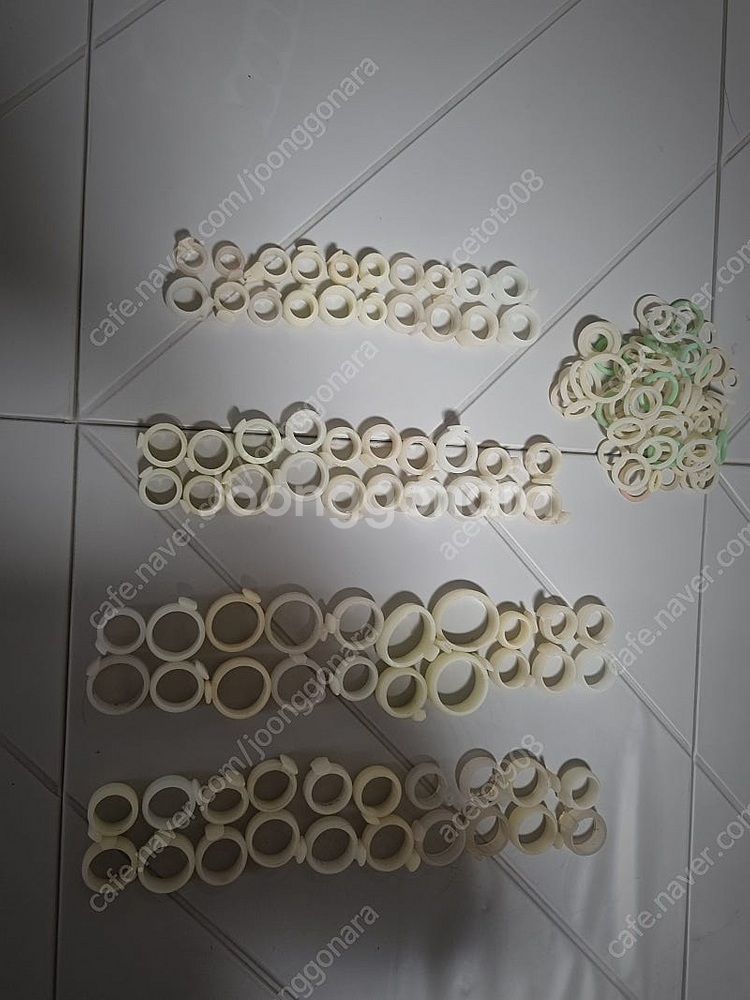 민물낚시대 실리콘줄감개 총40대분량--0