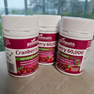 [미개봉 새제품]굿헬스 크랜베리 3통