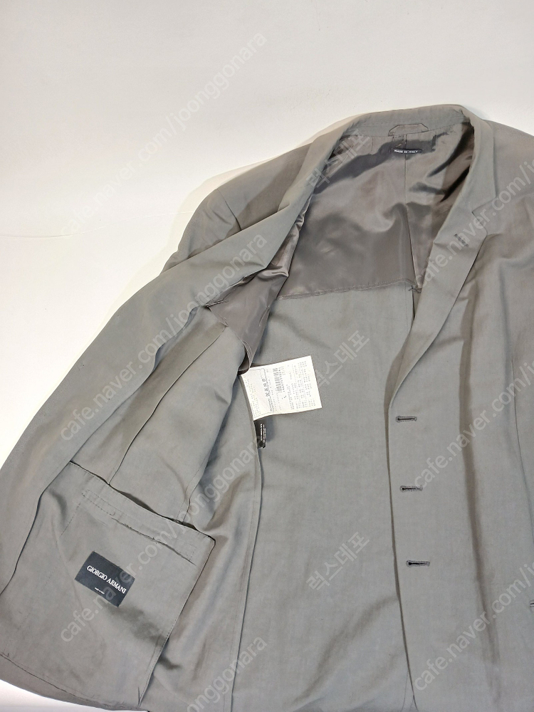 조르지오아르마니 블랙라벨 카키색 울/비스코스 남성 정장 정품 조르지오아르마니 이미지