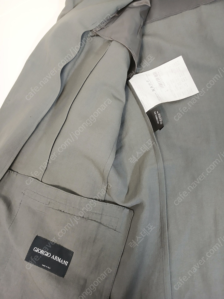 조르지오아르마니 블랙라벨 카키색 울/비스코스 남성 정장 정품 조르지오아르마니 이미지