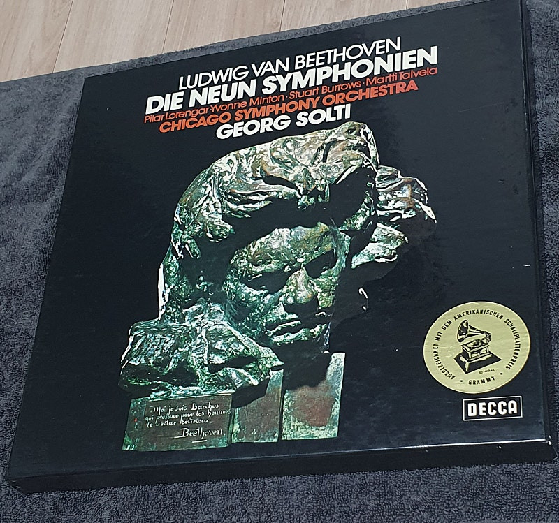 솔티 베토벤교향곡 전집(시카고 심포니) lp--0