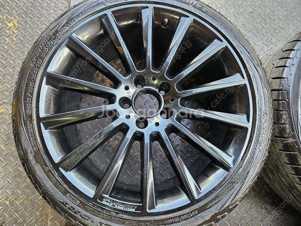 19인치 벤츠C클래스 쿠페 AMG 마차 유광블랙 순정휠...--1