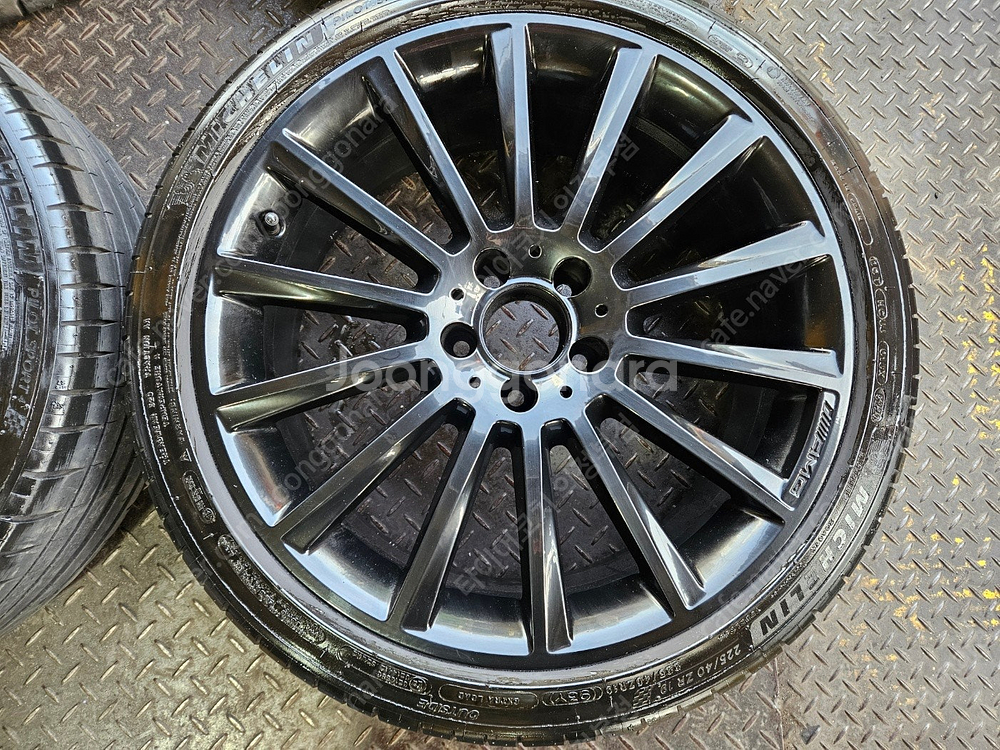 19인치 벤츠C클래스 쿠페 AMG 마차 유광블랙 순정휠...--3