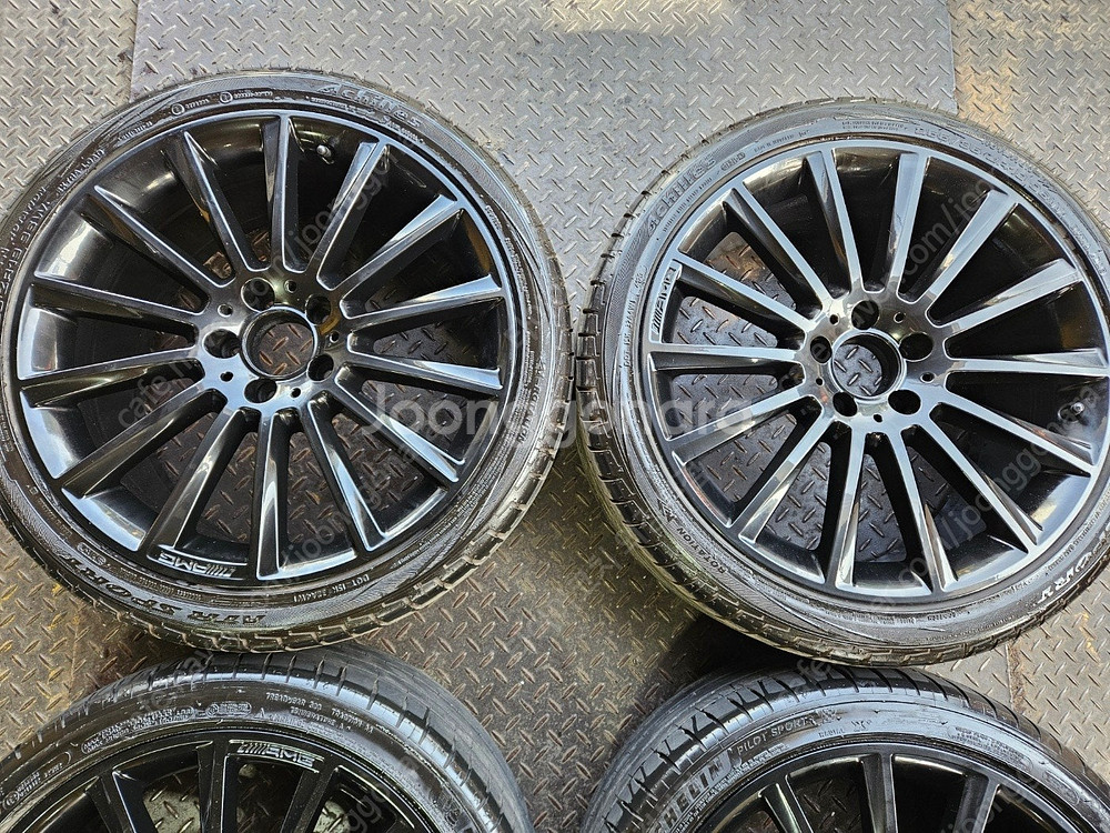 19인치 벤츠C클래스 쿠페 AMG 마차 유광블랙 순정휠...--6