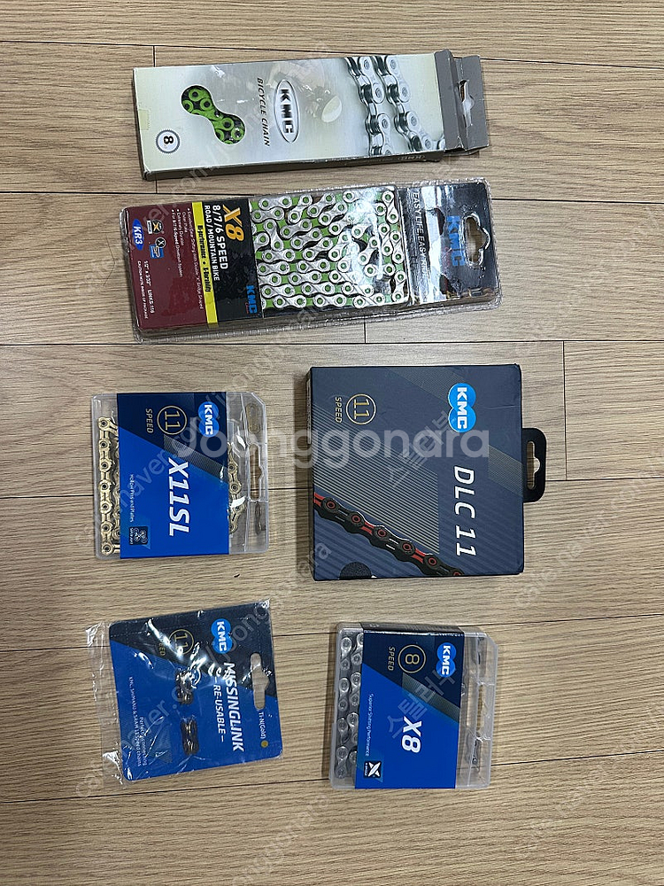 kmc 자전거 체인 미사용일괄 판매 (X8, X9, X...--1