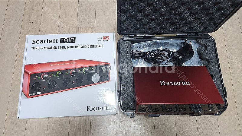 insta360 x3, 스칼렛 18i8 오디오인터페이스...--3