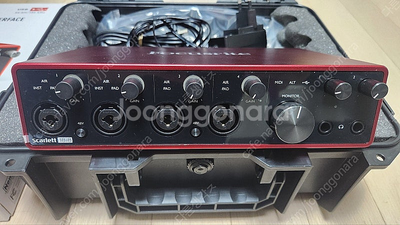 insta360 x3, 스칼렛 18i8 오디오인터페이스...--4