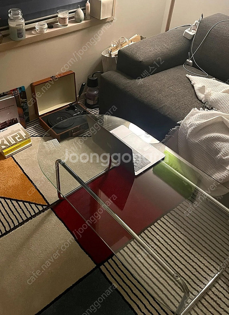 아낙 시니컬 T1200 유리 타원형 테이블 판매합니다--4