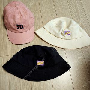 새상품 어린이 모자 3개 일괄 52~54cm