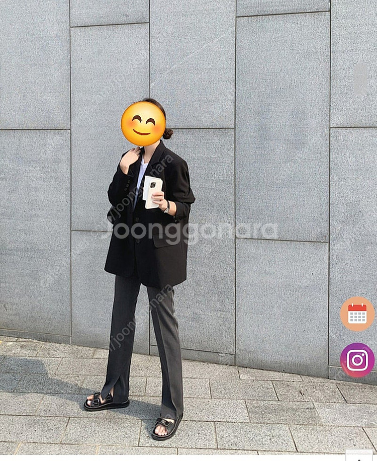 원로그 폴링인슬릿 슬랙스 s 팝니다--0