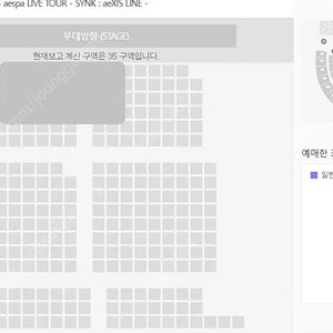 2025 에스파 콘서트 막콘 중앙구역 명당 티켓 양도