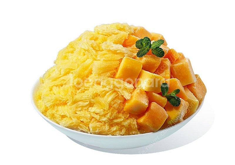 투썸 애플망고 빙수--0