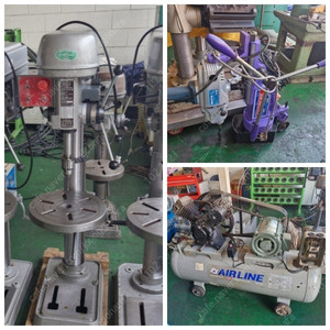 보루방(텝, 일반),집진기(2마력), 조각기, 공구연마기, 3상220v 전용 10마력모터, 마그드릴, 공구진열장