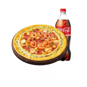 피자헛 씨푸드킹 리치골드M + 콜라 1.25L <기한당일 떨이 급처>