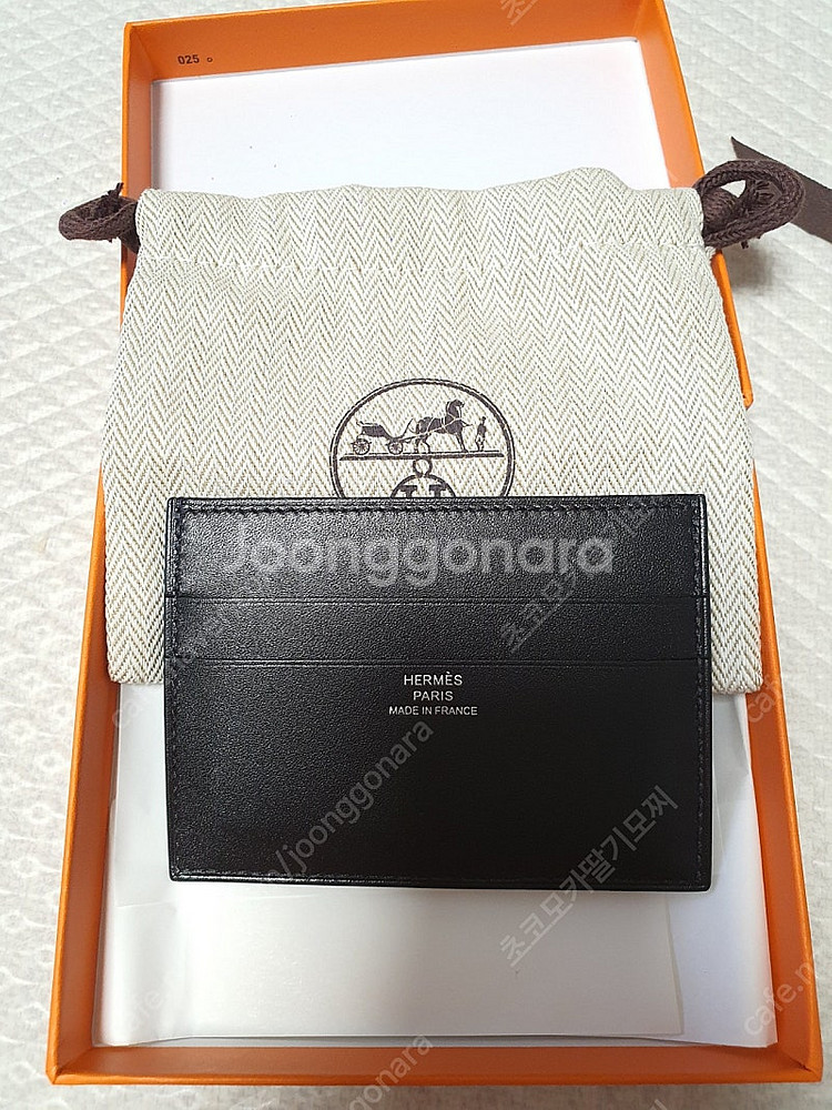 (미사용) 에르메스 카드지갑 카드슬롯 - 블랙--1