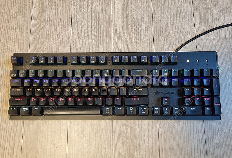 앱코 해커 k770 키보드 흑축--0