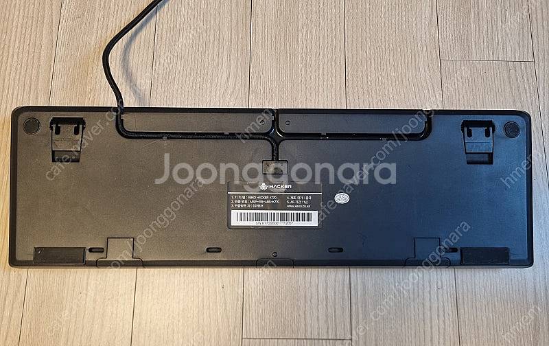 앱코 해커 k770 키보드 흑축--1