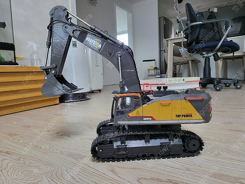 Huina 22채널 592 1592 무선조종 굴삭기/굴착기--0