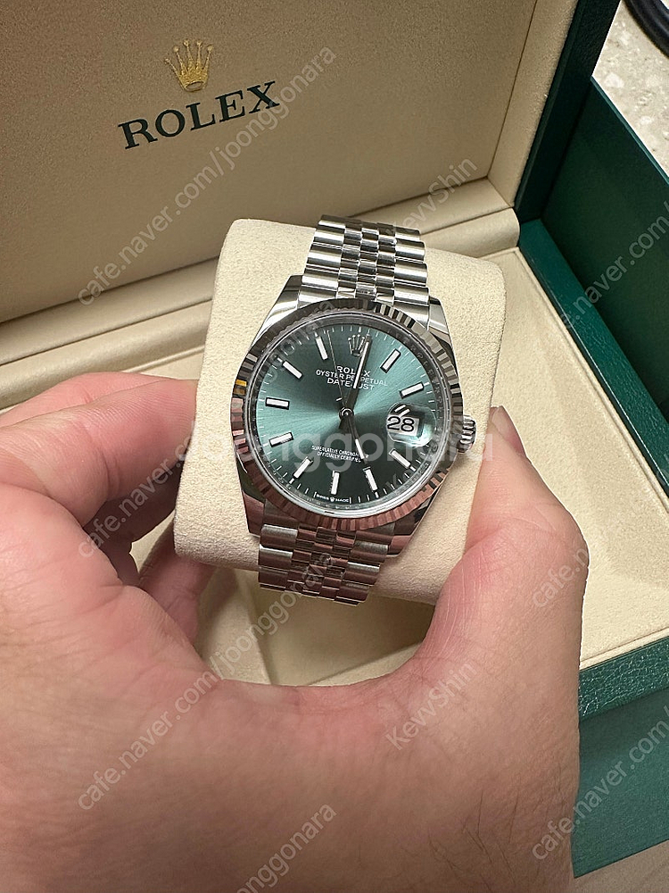 롤렉스 데이저스크 36 민트그린--2
